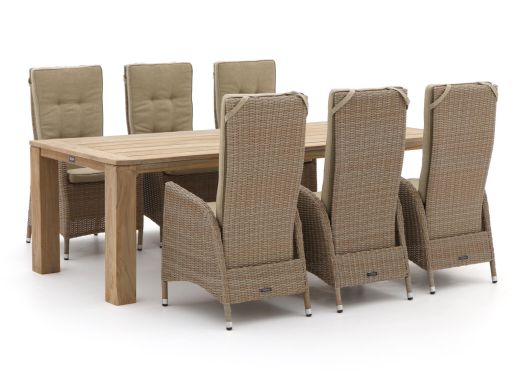 Intenso Fabrizi/ROUGH-X 240cm dining tuinset 7-delig verstelbaar