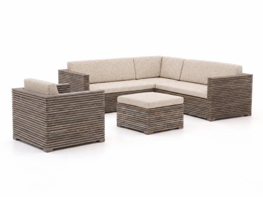 ROUGH-C hoek loungeset 5-delig 6-zits