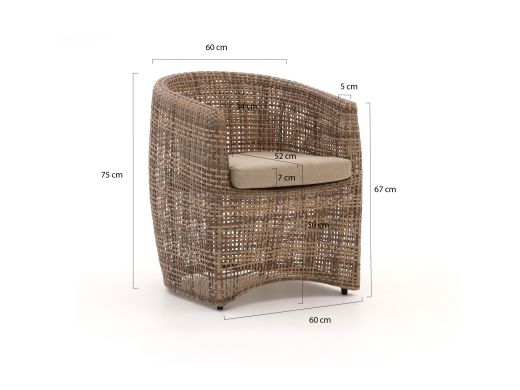 Intenso Marecchia dining tuinstoel