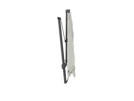Glatz Sombrano S+ Easy zweefparasol 350x350cm - Ecru (158) (incl. bodemhuls M4 en parasol beschermhoes) (Frame = Antraciet)