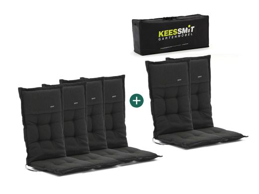 Madison tuinkussen set van 6 hoge rug