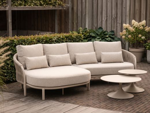 SUNS Feroli/Nova chaise longue loungeset 4-delig rechts
