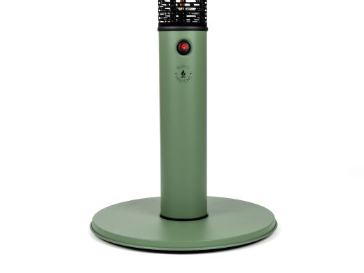 Monti HeatLine Vibe bartafel met terrasverwarmer 1500W ø60cm (h: 110cm) - Green