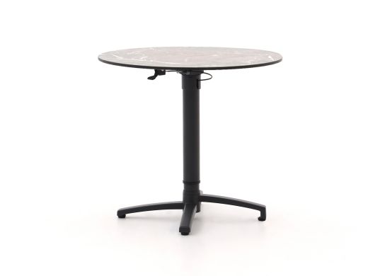 Bellagio Canzo klaptafel ø80 (h:73/109cm) verstelbaar
