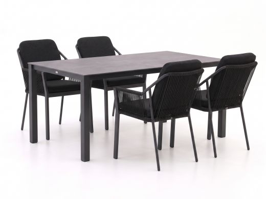 Tierra Outdoor Liv/Lagundo 180cm dining tuinset 5-delig stapelbaar
