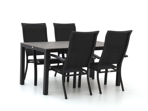 Bellagio Lugo/Fidenza 160cm dining tuinset 5-delig stapelbaar
