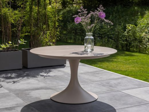 SUNS Nova dining tuintafel ø 170cm (h: 75cm) - Sintered stone