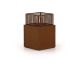 Tenderflame Agni 40 haard 40,5x40,5x60,2cm - Cortenstaal (incl. cover)