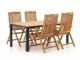 Sunyard Veronica/Linosa 180cm dining tuinset 5-delig verstelbaar