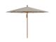 Glatz Piazza parasol ø 250cm - Taupe (151) (excl. voet) (Frame = Teak look)