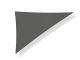 Shadow Comfort schaduwdoek driehoek 90° 300x400x500cm - Cool Grey