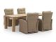 Intenso Mazzano/ROUGH-X 240cm lounge-dining tuinset 5-delig verstelbaar