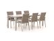 Bellagio Albinea/Sestino 220cm dining tuinset 7-delig stapelbaar