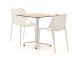 Forza Ripi/Canzo 70cm dining tuinset 3-delig stapelbaar inklapbaar