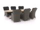 Intenso Milano/ROUGH-Y Ellips 280cm dining-lounge tuinset 7-delig