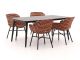 Hartman Delphine/Sophie Studio 170cm dining tuinset 5-delig