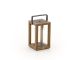 SUNS Sam lantaarn 16x17x28cm - Natural Teak/Matt Royal Grey