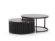 Bellagio Oriago lounge tuintafelset ø85cm(h:45cm)/ø78cm (h:36cm)