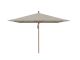 Glatz Piazza parasol 250x250cm - Taupe (151) (excl. voet) (Frame = Teak look)