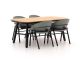 Hartman Tubb dining tuinset 185cm 5-delig verstelbaar