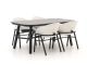Hartman Tubb dining tuinset 185cm 5-delig verstelbaar