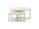 Bellagio Ficarolo lounge tuintafelset ø85cm(h:35cm)/ø65cm (h:30cm)