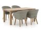 Intenso Tropea/ROUGH-S 160cm dining tuinset 5-delig