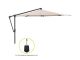 Glatz Sunwing Casa zweefparasol ø 300cm - Taupe (151) (incl. Terra Easyfoot) (incl.hoes)