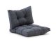 Madison Florance loungekussenset zit ca. 73x73cm rug ca. 73x43cm 2-delig