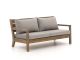 ROUGH Batang lounge tuinbank 160cm - Old Teak Greywash (incl. kussens Storm Sand)