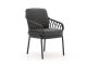 Tierra Outdoor Natal dining tuinstoel - Grijs - Antraciet - Wicker (vlechtwerk)