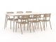 Forza Vico/Sora 220cm dining tuinset 7-delig stapelbaar