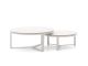 Bellagio Ficarolo lounge tuintafelset ø85cm(h:35cm)/ø65cm (h:30cm)