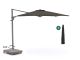 Shadowline Francisco zweefparasol 260x260cm - Charcoal Black (incl. voet 160kg verrijdbaar) (incl. kruisvoet, excl. tegels) (incl. beschermhoes)