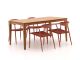 Manifesto Cavone/Bruca 170cm dining tuinset 5-delig stapelbaar