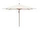 Glatz Piazza parasol 250x250cm - Ecru (158) (excl. voet) (Frame = Teak look)