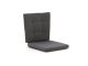 Intenso Milano kussens zit + rug t.b.v. dining tuinstoel - Dark Grey