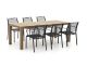 Apple Bee Hawaii/ROUGH-S 220cm dining tuinset 7-delig stapelbaar