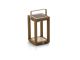 SUNS Tom lantaarn solar 16x17x28cm - Natural Teak/Camel Sand