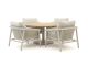 Zavelli Cuore ø 150cm low dining tuinset 5-delig
