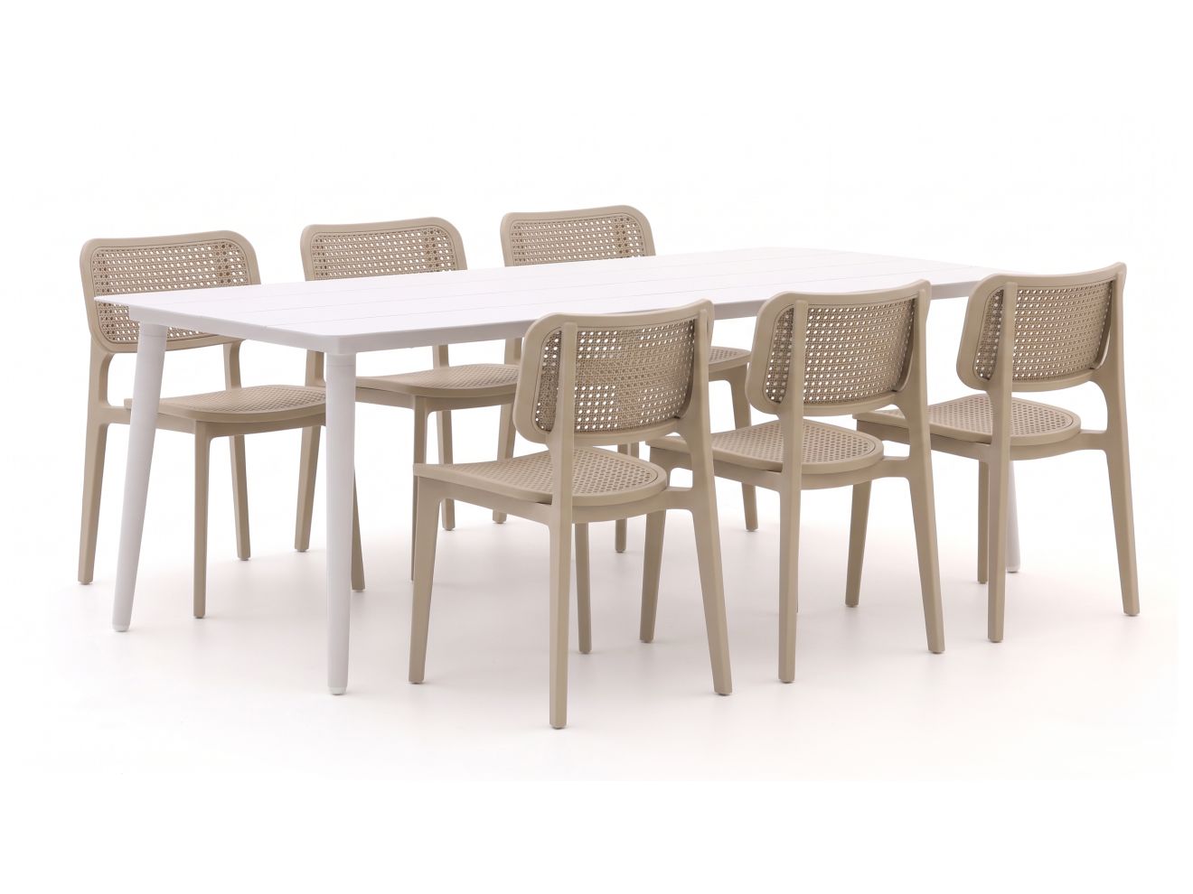 Forza Furniture Xitta/Sora 220cm dining tuinset 7-delig