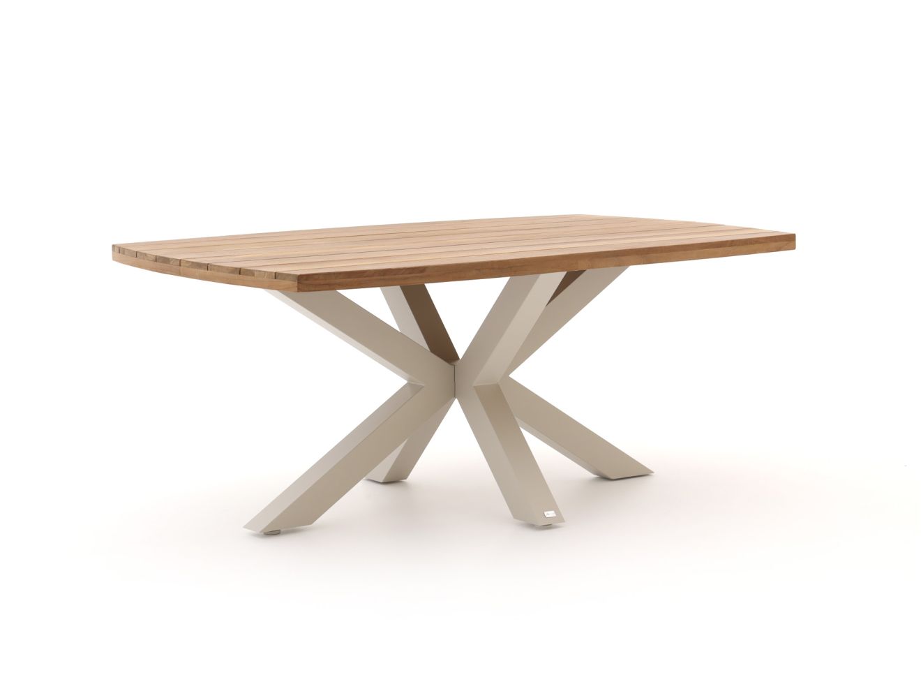 Bellagio tuinmeubelen Induno Deens Ovaal dining tuintafel 180x110cm – Bruin