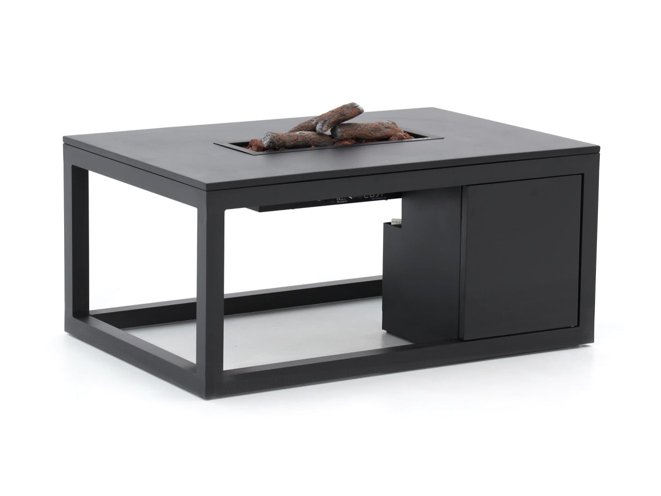 Cosiraw lounge vuurtafel 120x80x55cm – Grijs