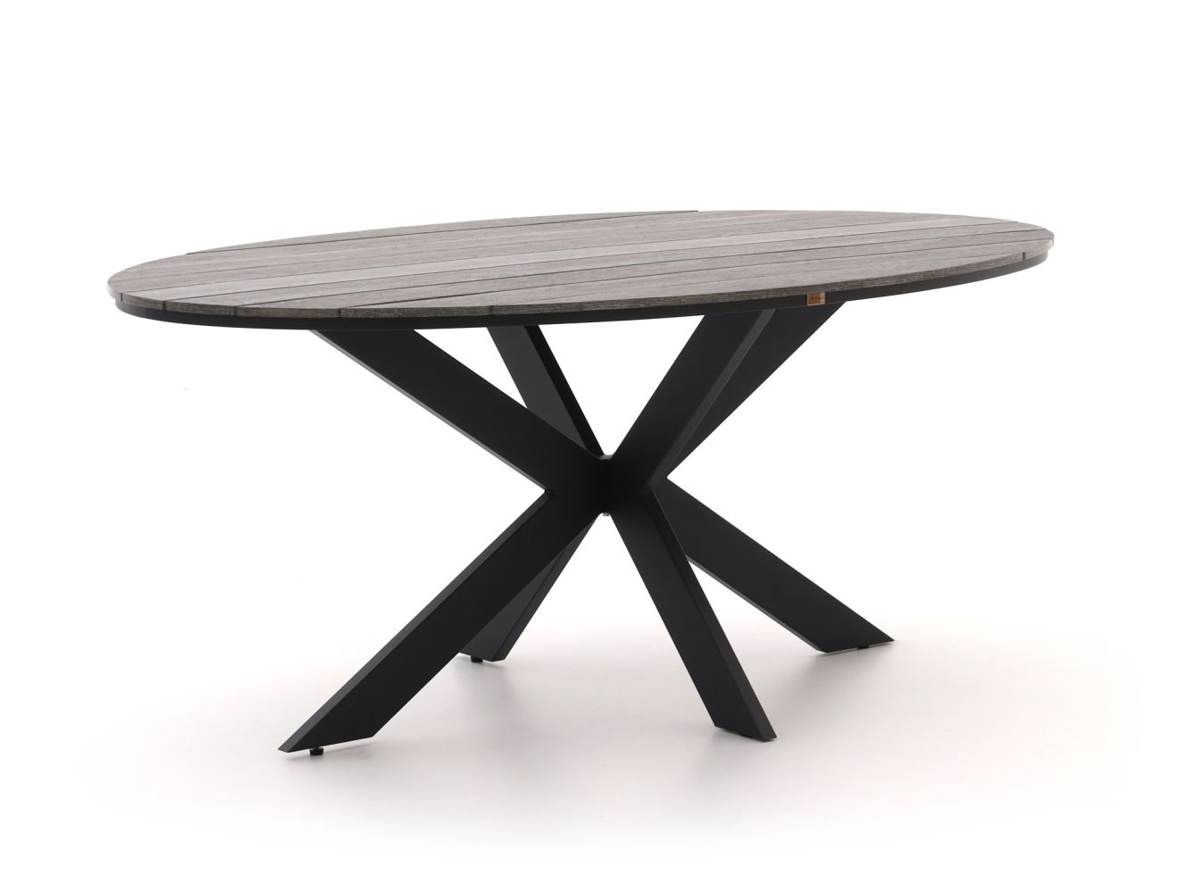 Bellagio tuinmeubelen Fidenza dining tuintafel ovaal 180x103cm – Zwart