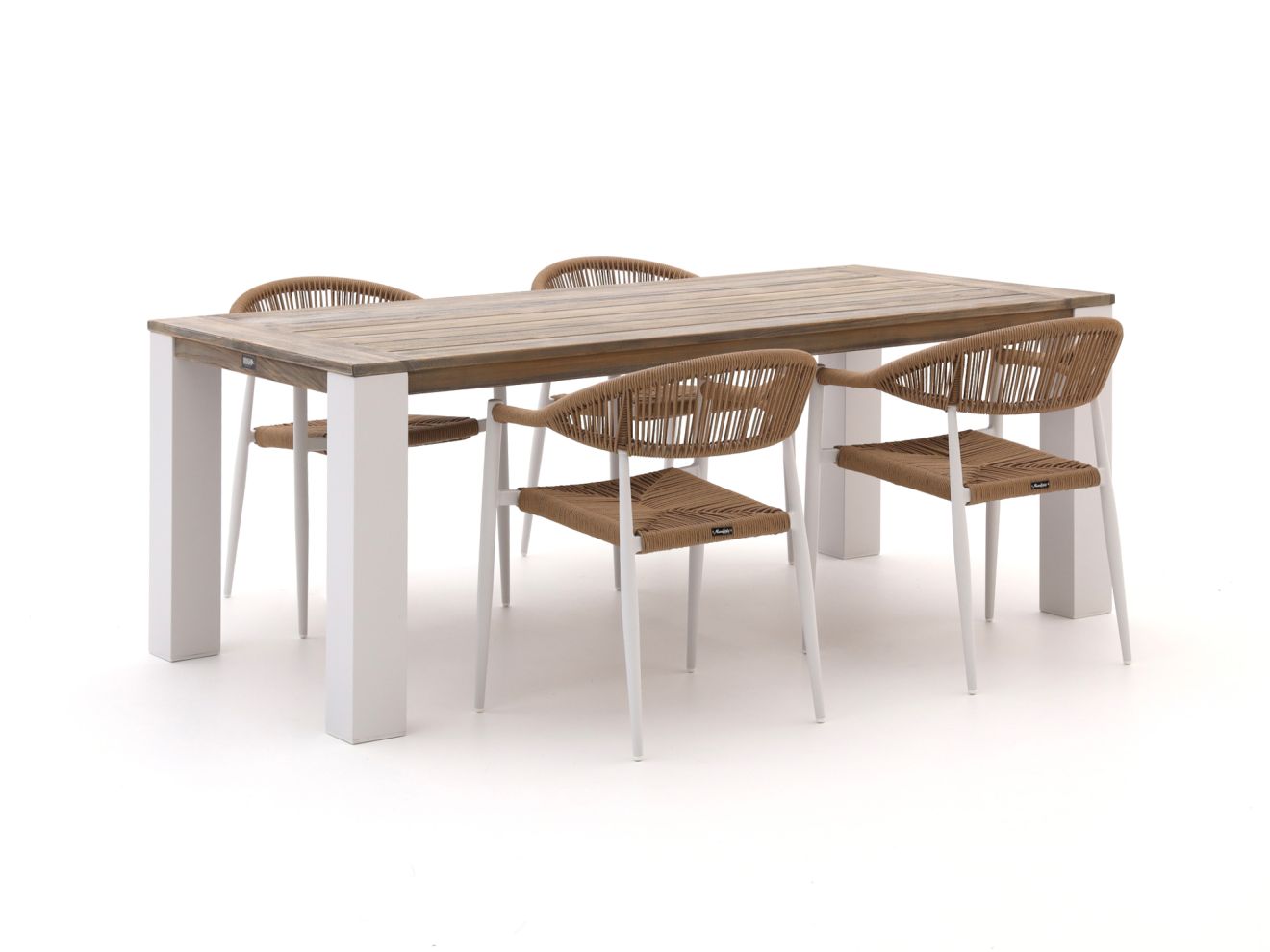 Manifesto Belpasso/ROUGH-X 200cm dining tuinset 5-delig stapelbaar