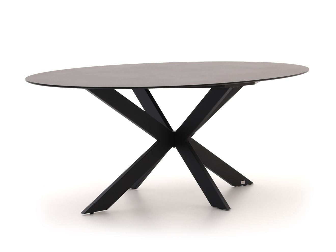 Bellagio tuinmeubelen Furato ellips dining tuintafel 200x110cm – Zwart