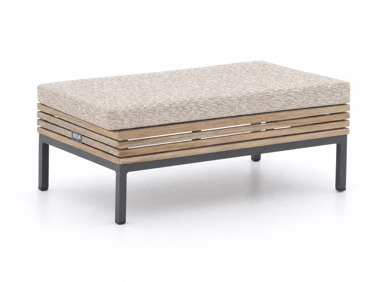 ROUGH Furniture ROUGH-D lounge voetenbank 89×52,5cm – Taupe