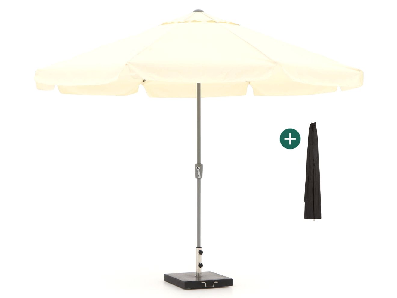 Shadowline Aruba parasol ø 350cm – Wit