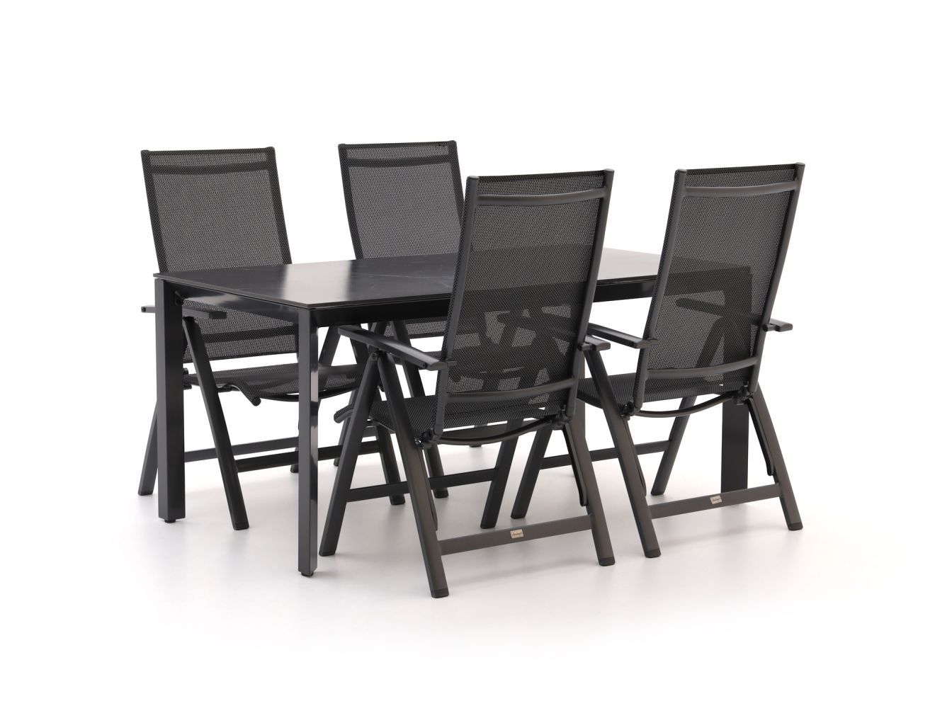 Bellagio Avenza/Sestino 160cm dining tuinset 5-delig verstelbaar