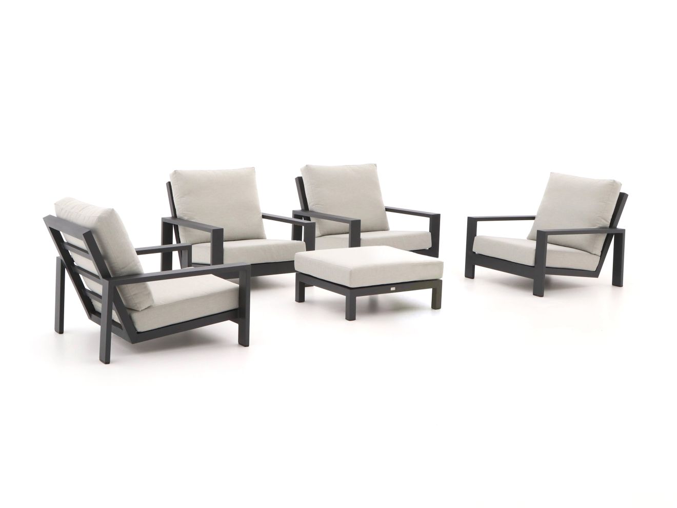 Bellagio Vezzano stoel loungeset 5-delig